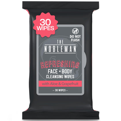 Lingettes nettoyantes The Nobleman vue avant avec emballage