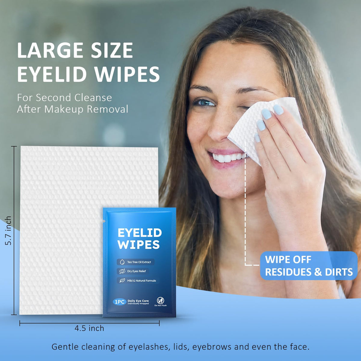 Lingettes pour les Yeux ProCIV - Utilisation en déplacement