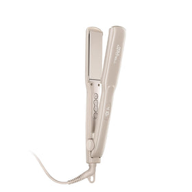 Lisseur céramique Paul Mitchell Smooth+ taupe vue avant avec écran numérique