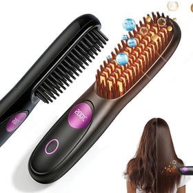 Lisseur de cheveux UILSPNG Go Brush Pro vue de face