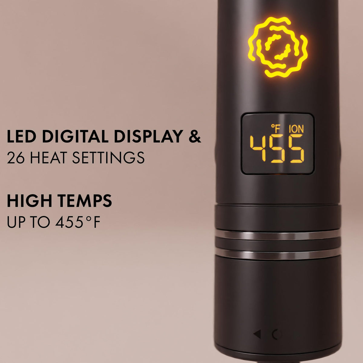 Lisseur HOT TOOLS Pro Artist affichant les réglages de température