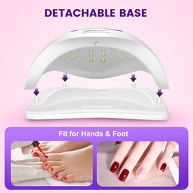 Liteland lampe à ongles UV 150W avec poignée pour un transport facile
