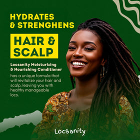 Locsanity shampooing et après-shampooing avec ingrédients naturels