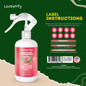 Locsanity Spray près de plantes vertes