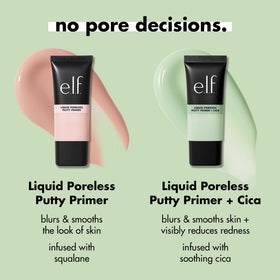 Logo e.l.f. sur l'emballage du Primer Liquide Poreless