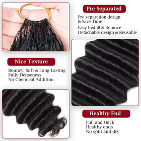 LOLLY HAIR Cheveux Crochets 18 pouces texture de boucles