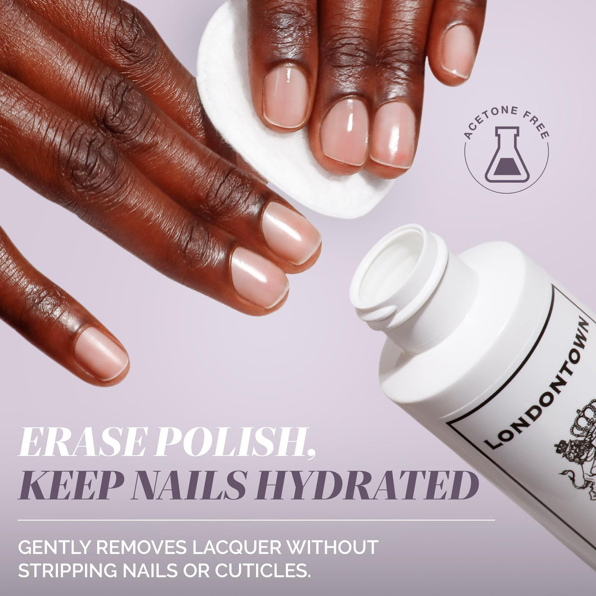 LONDONTOWN Dissolvant de Vernis avec informations sur les ingrédients