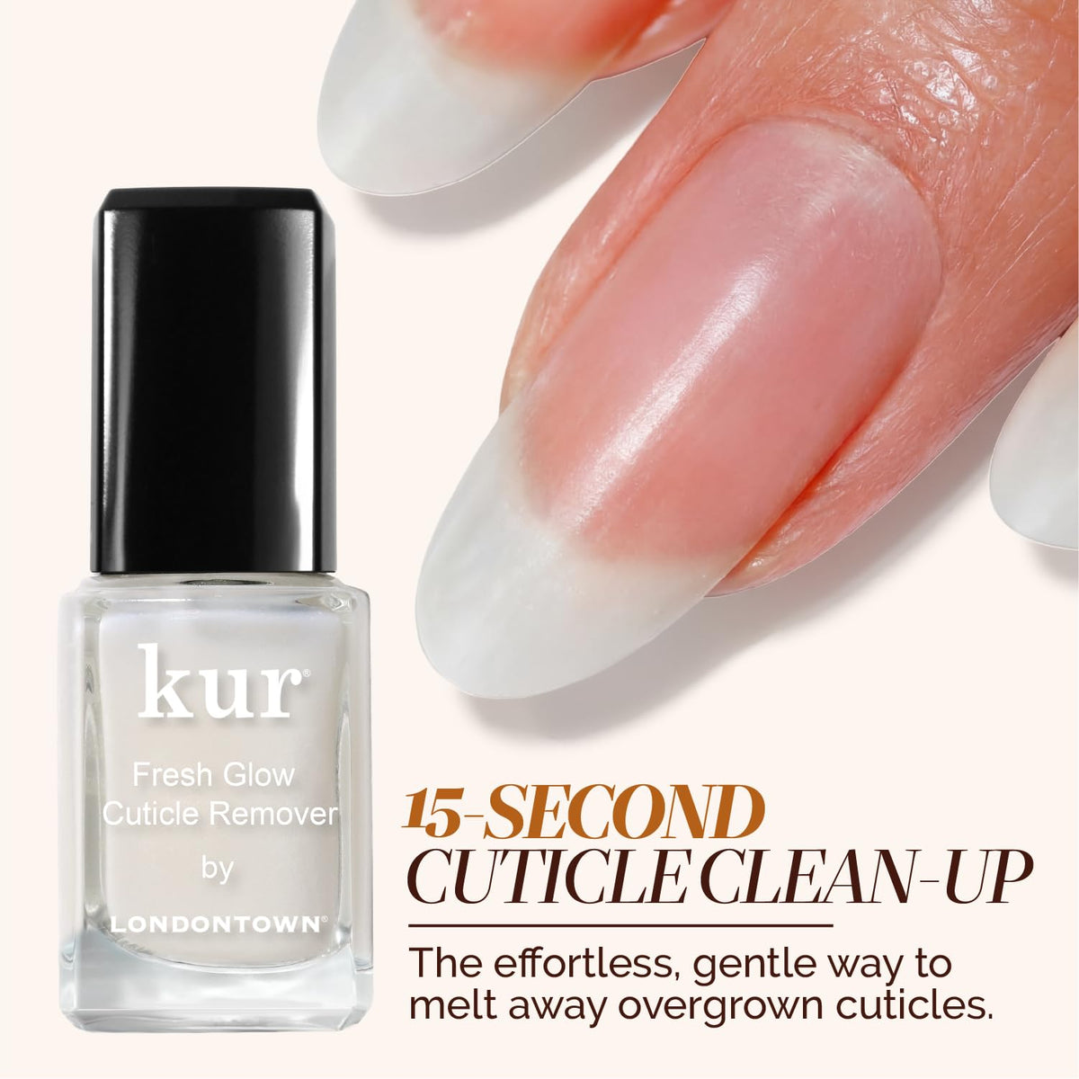 LONDONTOWN Fresh Glow Cuticle Remover 40ml avec étiquette visible