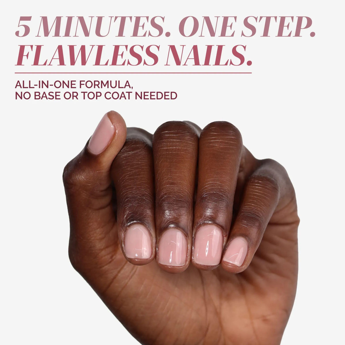 LONDONTOWN kur Perfecting Nail Veil #4 Dusty Rose Tint brosse