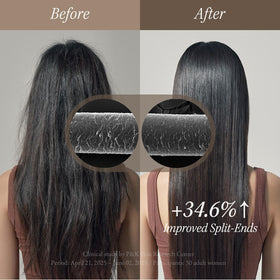 LONGTAKE huile parfumée cheveux santal 40 ml application sur cheveux