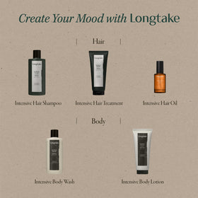 LONGTAKE huile parfumée cheveux santal 40 ml présentation élégante
