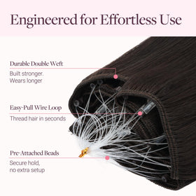 Longueur des extensions de cheveux GOO GOO en 24 pouces