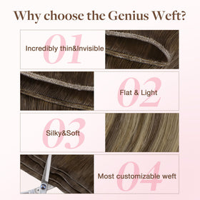 Longueur des extensions GOO GOO Genius Weft présentée