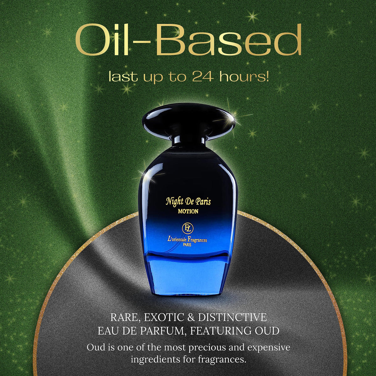 LOrientale Fragrances Night De Paris parfum avec boîte élégante