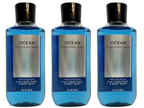 Lot de 3 gels douche 3-en-1 Océan Bath & Body Works vue avant