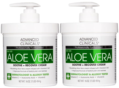 Lotion Aloe Vera Advanced Clinicals 16 oz face avant