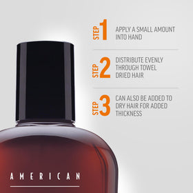 Lotion AMERICAN CREW dans sa boîte