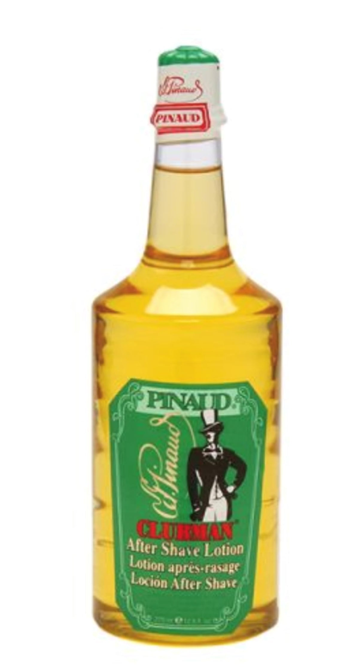 Lotion Après-Rasage Clubman 12,5 oz vue avant avec emballage