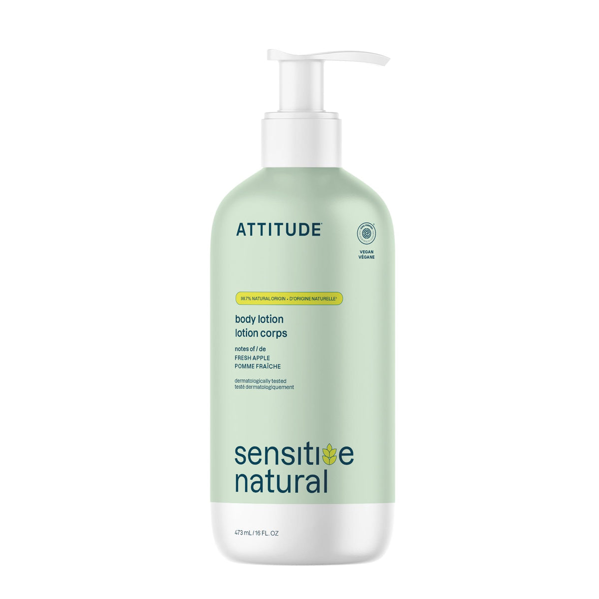 Lotion ATTITUDE pour le corps 590g avec parfum de pomme fraîche