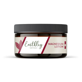 Lotion au magnésium Earthley Wellness 170g vue avant avec étiquette lavande