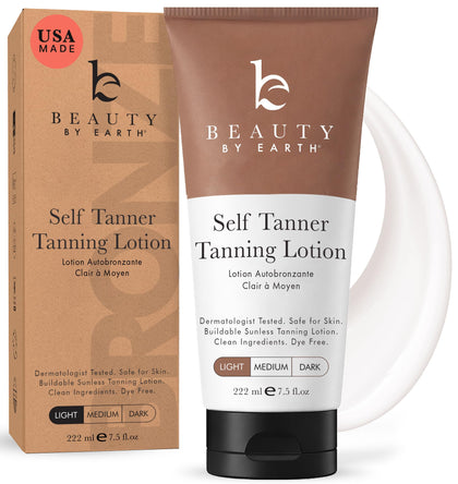 Lotion autobronzante Beauty by Earth 259g vue avant