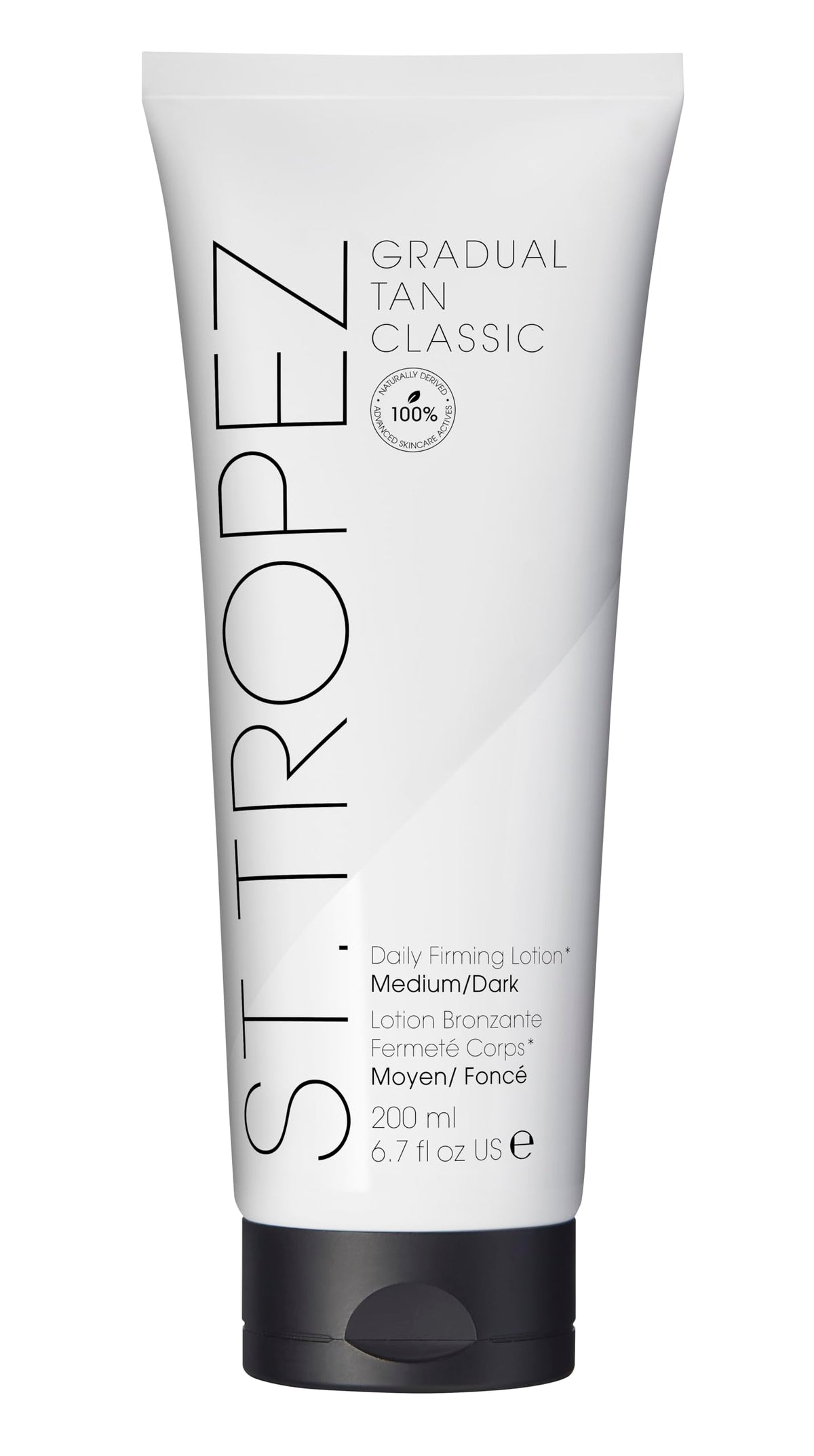 Lotion autobronzante St.Tropez 220g vue de face avec étiquette