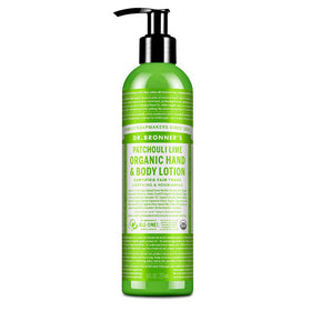 Lotion bio Dr. Bronner's Patchouli Lime 240ml vue avant