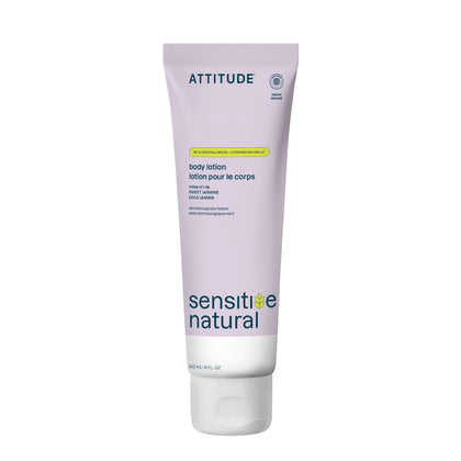 Lotion corporelle ATTITUDE 270g vue avant avec étiquette