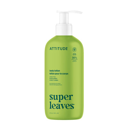 Lotion corporelle ATTITUDE EWG Vérifiée 536g vue avant avec étiquette