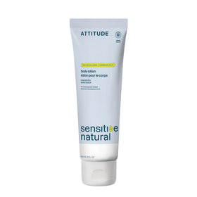 Lotion corporelle ATTITUDE SENSITIVE 271g vue avant avec tube recyclable