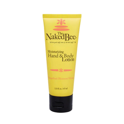 Lotion corporelle nourrissante The Naked Bee 65ml au parfum pamplemousse miel, vue avant