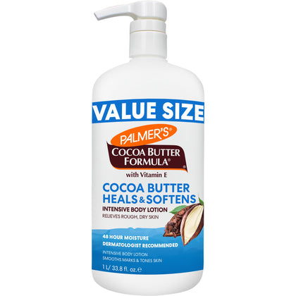 Lotion corporelle Palmer's au beurre de cacao 1060g vue avant avec étiquette