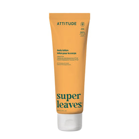 Lotion corps ATTITUDE 270g vue de face avec bouchon en HDPE