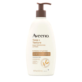 Lotion corps Aveeno Tone + Texture 532 ml vue de face