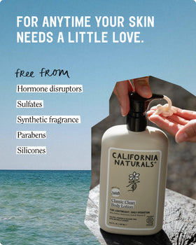 Lotion Corps Classique California Naturals avec ingredients naturels