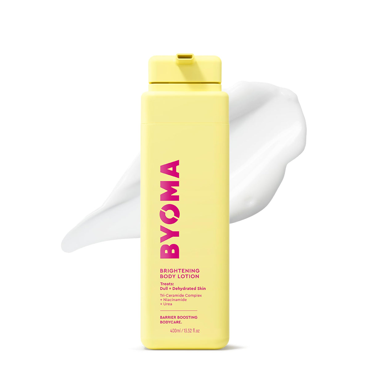 Lotion corps éclaircissante BYOMA 490g vue de face