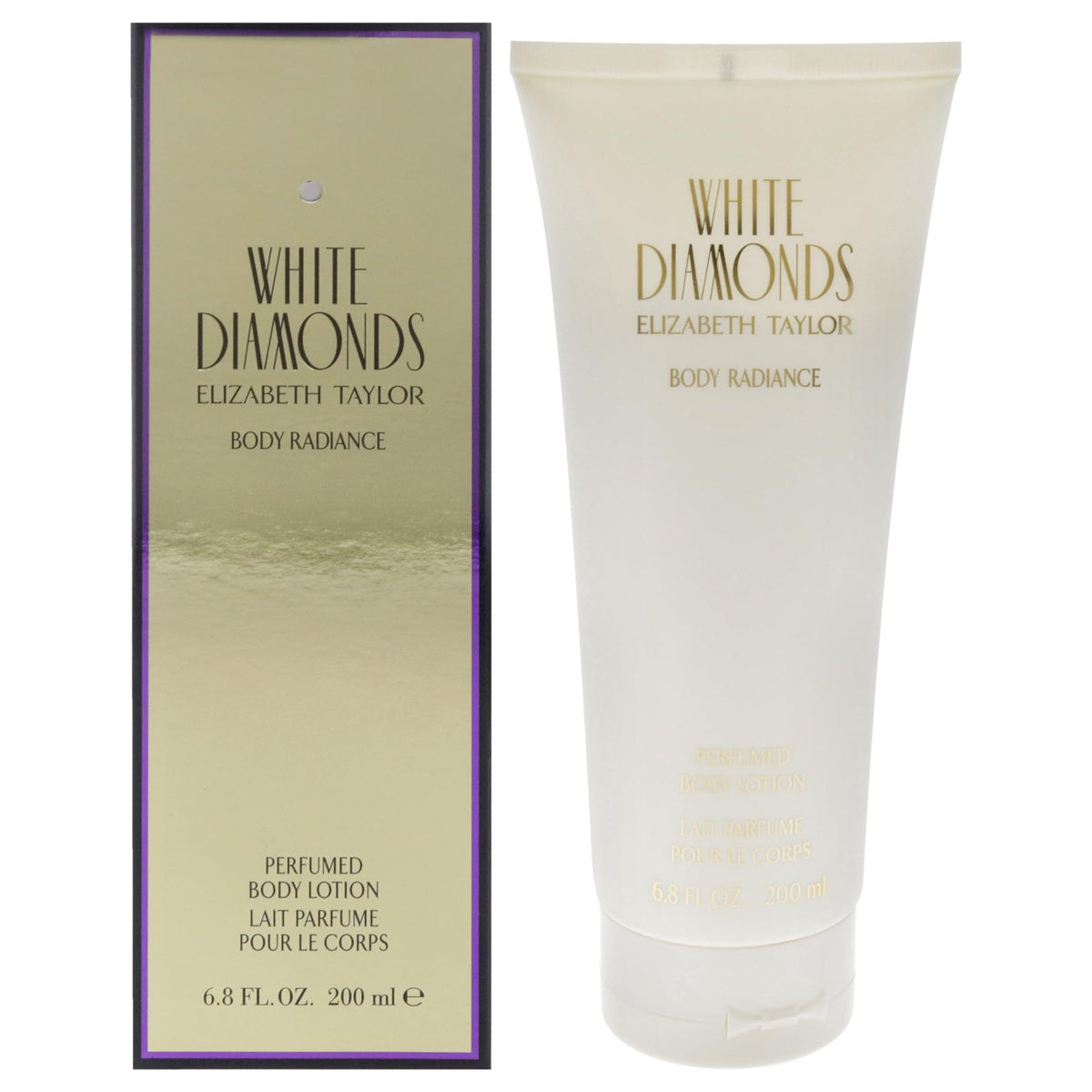 Lotion Corps Elizabeth Taylor White Diamonds 200ml vue de face