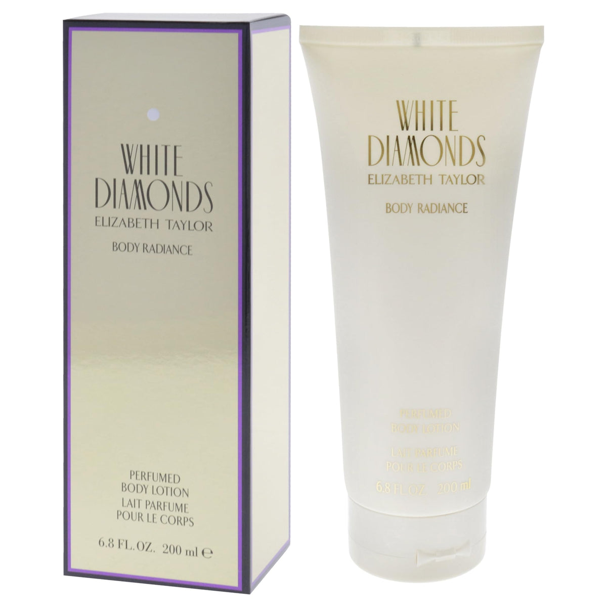 Lotion Corps Elizabeth Taylor White Diamonds avec emballage
