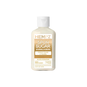 Lotion corps Hempz au parfum Sucre Filé et Vanille, 2,25 oz, vue de face