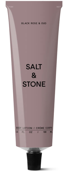Lotion corps Salt & Stone 100ml avec parfum Rose Noire et Oud