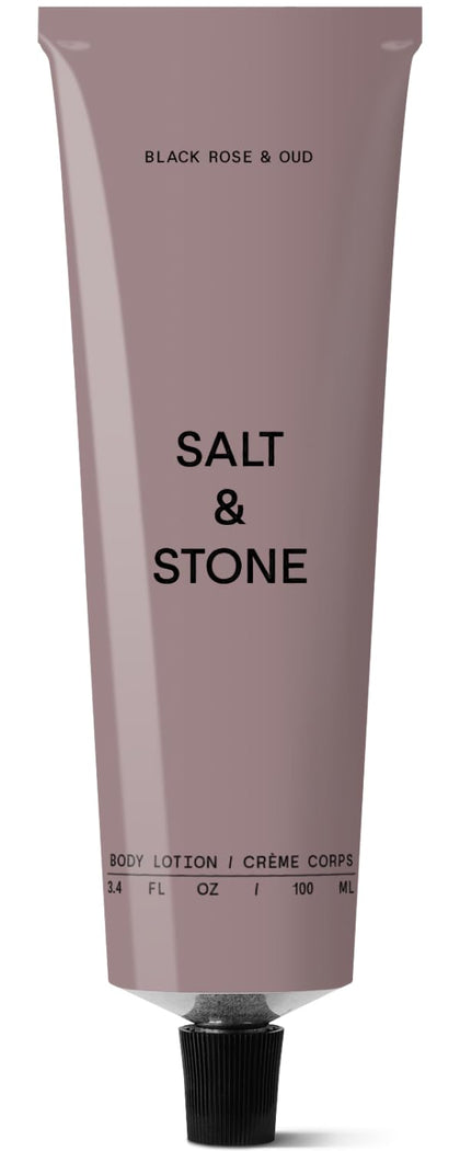 Lotion corps Salt & Stone 100ml avec parfum Rose Noire et Oud