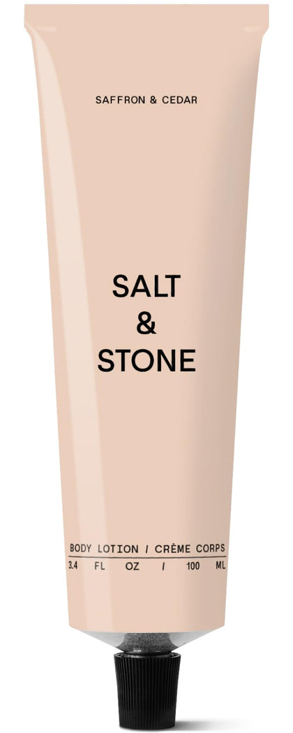 Lotion corps Salt & Stone 100ml vue avant avec bouchon