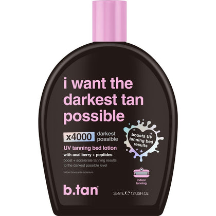 Lotion de bronzage UV B.TAN 381g vue avant