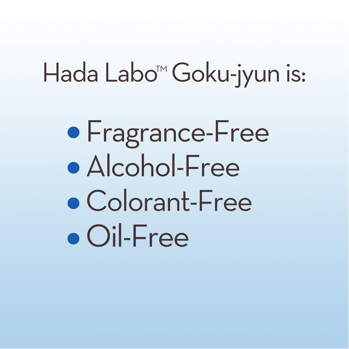 Lotion Gokujun sur un fond de salle de bain