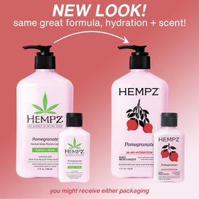 Lotion Hempz au pamplemousse sur une surface en bois