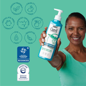 Lotion Hydra Thérapie 355ml en action sous la douche