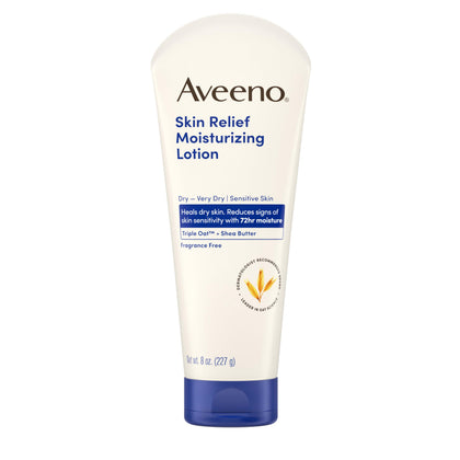 Lotion hydratante Aveeno 239 ml vue avant avec étiquette