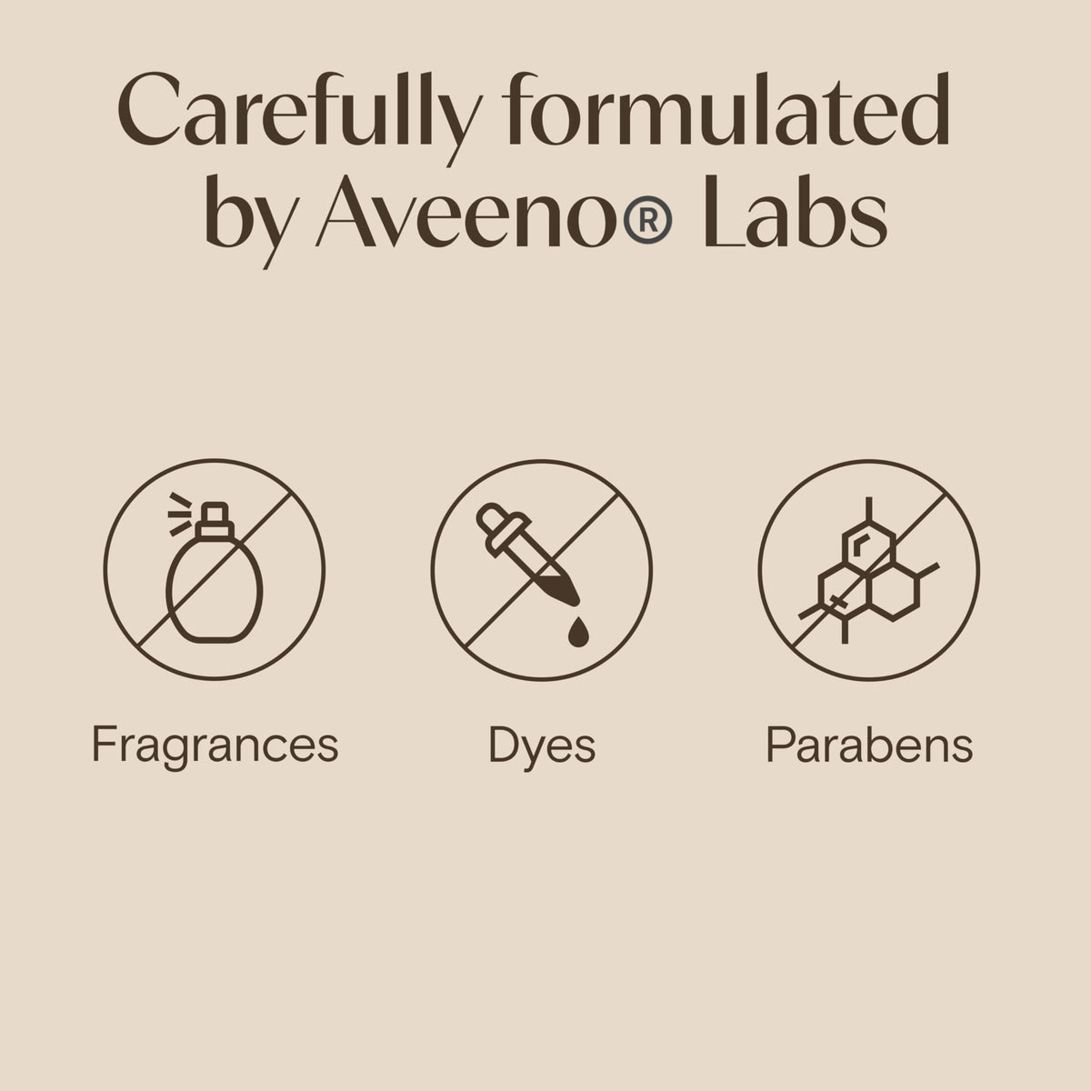 Lotion hydratante Aveeno appliquée sur le visage