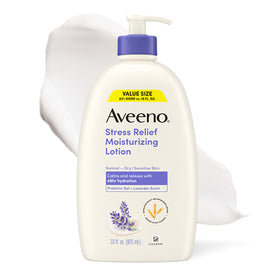 Lotion hydratante aveeno au lavande 33 fl oz vue de face