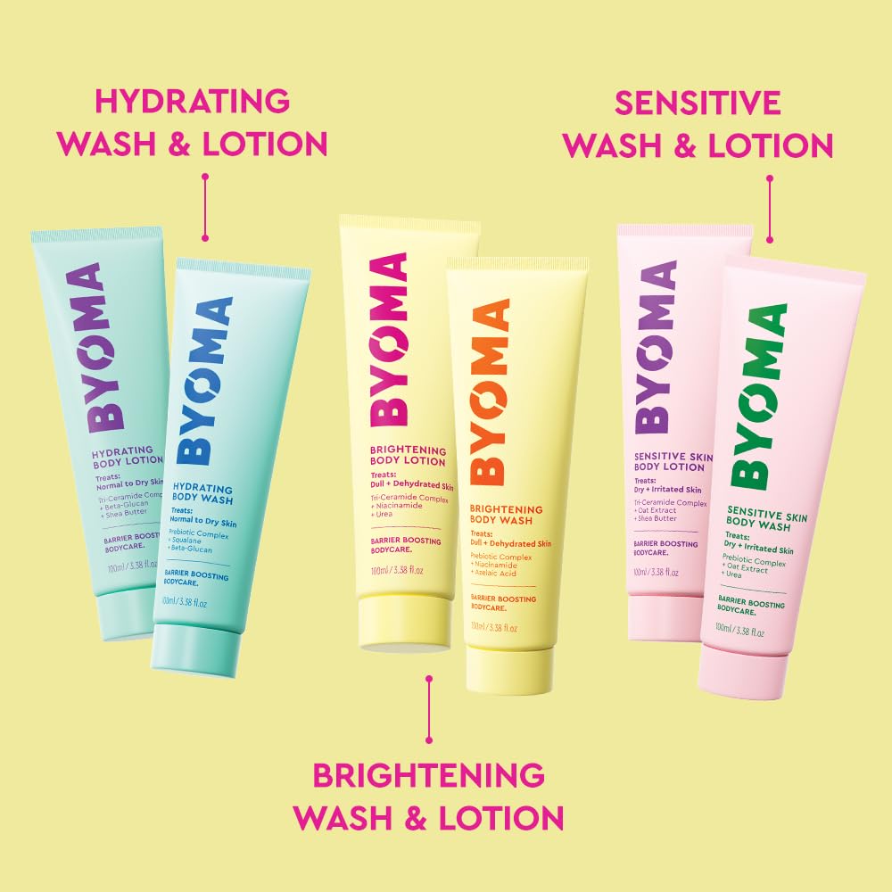 Lotion hydratante BYOMA avec texture crémeuse